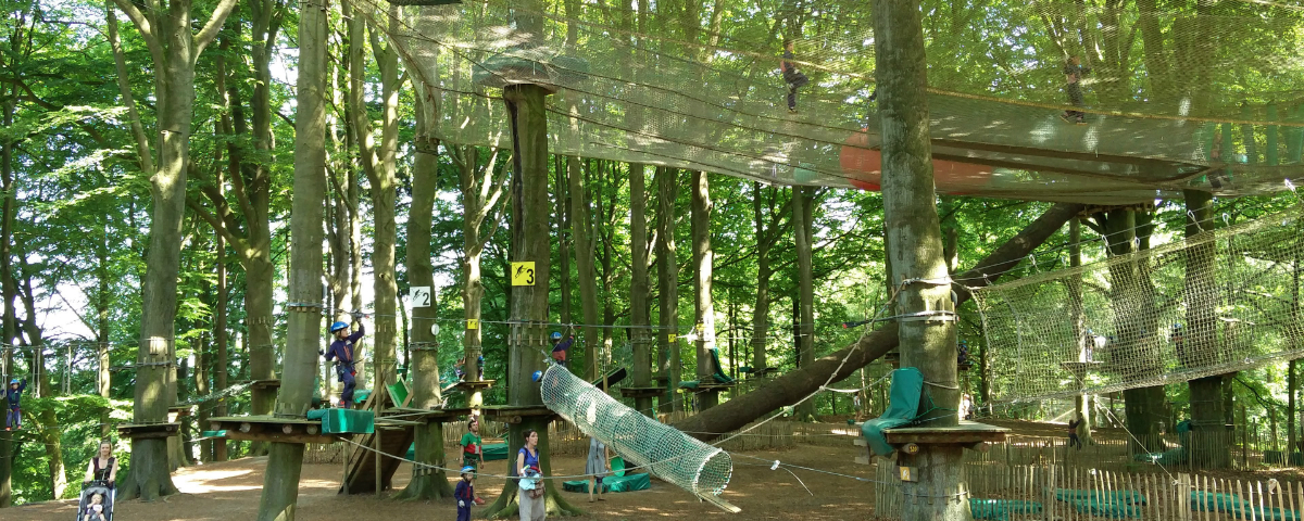 Klimpark Belgische Ardennen met kinderen