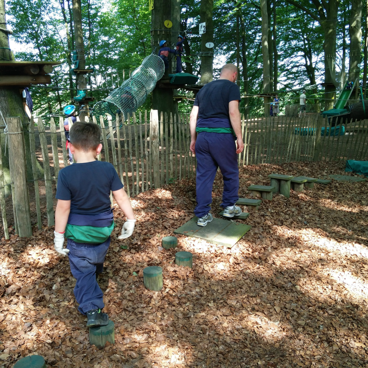Klimpark België met 5 jarige kleuter