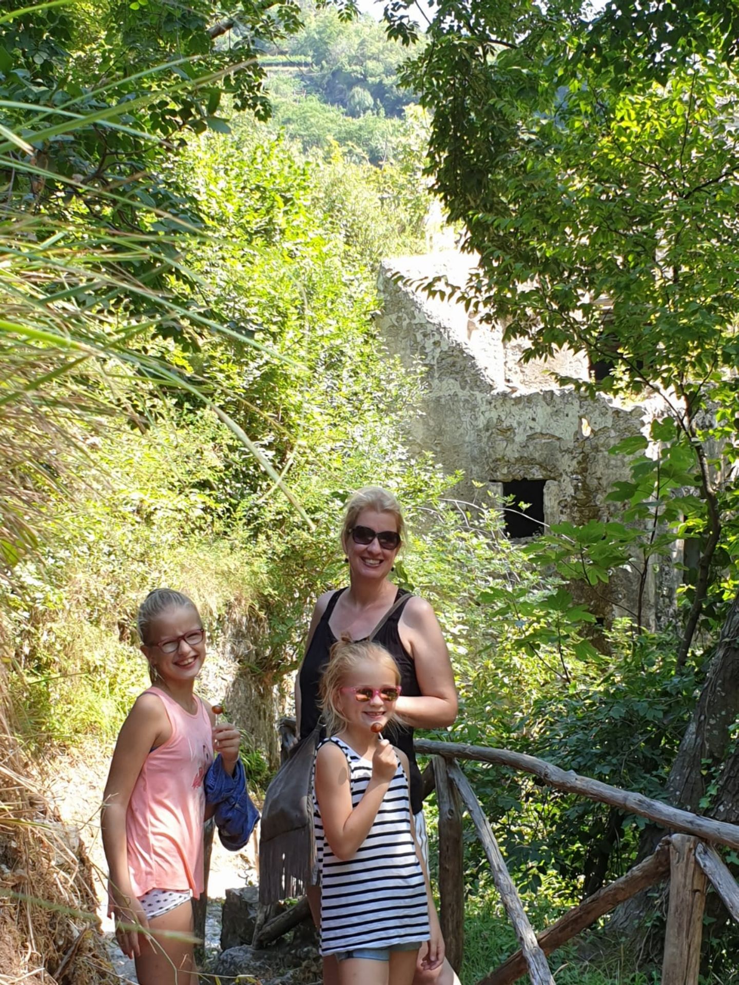 Valle delle Ferriere wandelen met gezin
